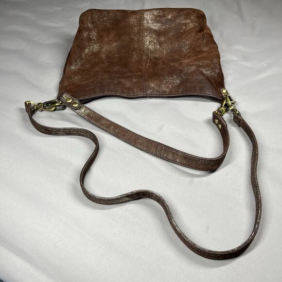 Hobo Pier Convertible Bag Coffee Galaxy Crossbody/Shoulder Boho Leather Slouchy - Picture 16 of 16